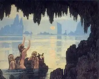 Mermaids de Jean Francis Auburtin (circa 1920).