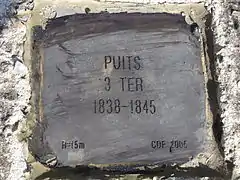 Puits no 3 ter, 1838-1845 (dates erronées).