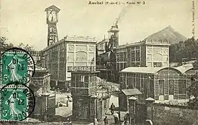 La fosse no 3 - 3 bis vers 1910.