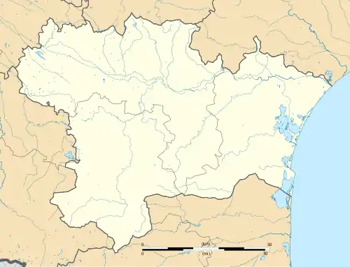 Voir sur la carte administrative de l'Aude
