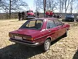 Audi 80 GLS quatre portes de 1977, vue arrière