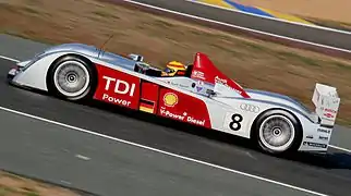 Audi R10, essais qualificatifs, 2006.