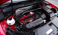 Compartiment moteur d’un RS Q3