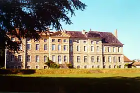 Le château d'Audour dans les années 1980.