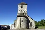 Le chevet de l'église.