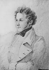 August von Goethe, fils de Goethe (Goethe-Nationalmuseum de Weimar)