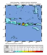Image illustrative de l’article Séismes de 2018 à Lombok