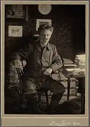 August Strindberg, écrivain.