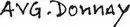 signature d'Auguste Donnay