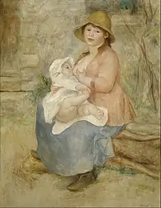 Maternité ou Enfant au sein (1885), Paris, musée d'Orsay.