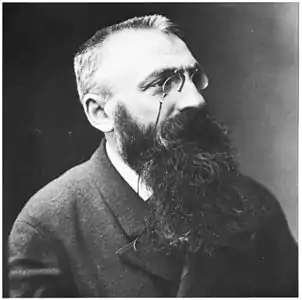 Photographie de Nadar représentant Auguste Rodin.