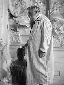 Rodin en 1905, par Gertrude Käsebier.