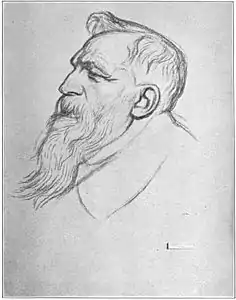 Auguste Rodin par Rothenstein