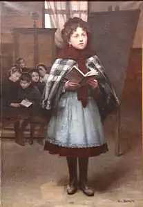 Auguste Truphème, À l'école.