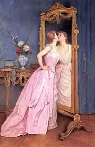 Auguste Toulmouche,Vanité,vers 1870