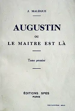 Image illustrative de l’article Augustin ou Le Maître est là