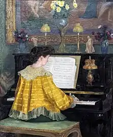 Jeune femme au piano (1904), musée des Augustins de Toulouse.