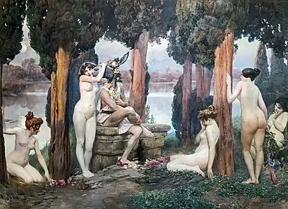 La Folie de Titania (1897), musée des Augustins de Toulouse.