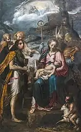 La Vierge à l'enfant et le mystère de la Passion Giovanni Batista Tinti.