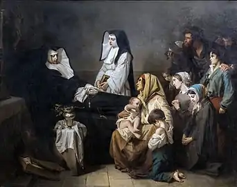 Isidore Pils, La mort d'une sœur de charité.