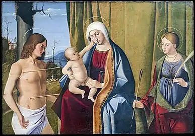 Marco Basaiti, Vierge à l'enfant.