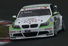 La BMW 320si de WTCC d'Augusto Farfus en 2010