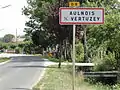 Entrée d'Aulnois-sous-Vertuzey.