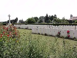 Cimetière, la section du Commonwealth War Graves Commission
