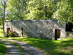 Façade du lavoir.