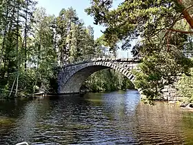 Le pont Aunes en 2019.