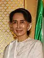 Aung San Suu Kyi, Myanmar.