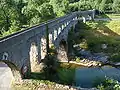 Aqueduc sur l'Arre en aval du Vigan.