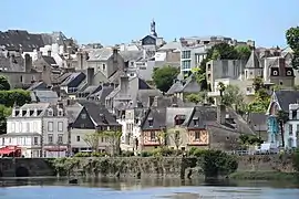 Auray, vue depuis la Terre Rouge