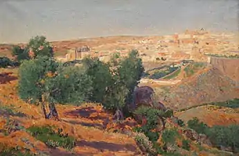 1909 Vue de Tolède depuis la Vega Baja (Musée Santa Cruz de Tolède)
