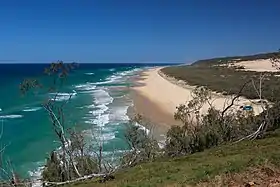 Vue vers le sud depuis le promontoire d'Indian Head