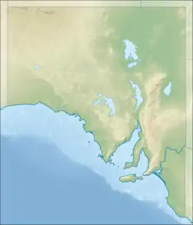 Voir sur la carte topographique d'Australie-Méridionale