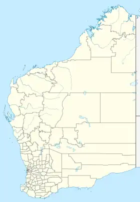 Voir sur la carte administrative d'Australie-Occidentale