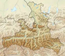 Voir sur la carte topographique du Land de Salzbourg