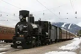 Train à vapeur touristique à Mariazell.