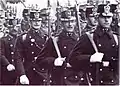 Infanterie austro-hongroise, parade lors du centenaire de la bataille de Leipzig (1913)