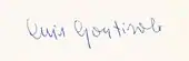 Signature de Luis Goytisolo