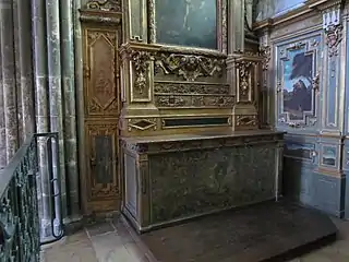 Photo de l'autel et de l'antependium