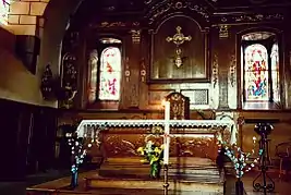Maitre autel de l'église de Sainte-Florine