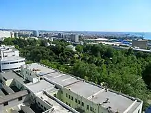 vue aérienne du campus