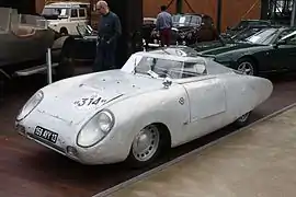 Autobleu 750 MM qui a participé aux Mille Miglia de 1954 et 1955.