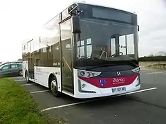 Autobus urbain mis en service en novembre 2020.