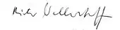 signature de Dieter Wellershoff
