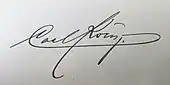 signature de Carl Korn