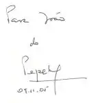 signature de Pepetela