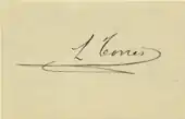 signature de Leonardo Torres Quevedo